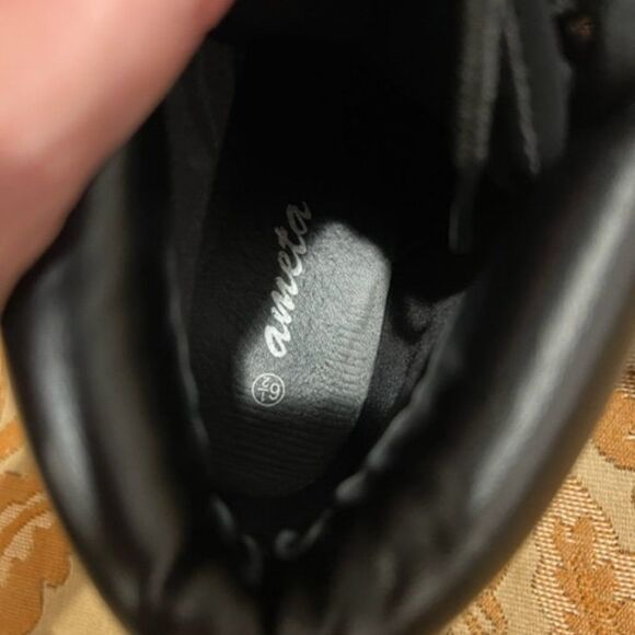 5/$20 Boots black ameta size 6.5  AF - Picture 7 of 7